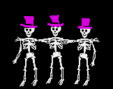 Halloween Skeletons Dancing