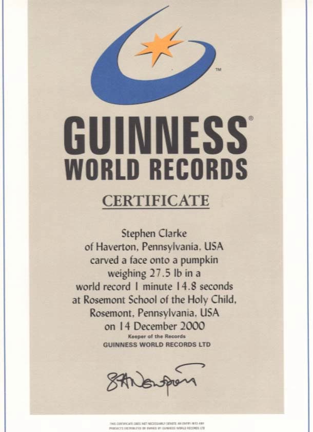Guinness Record Pumpkin