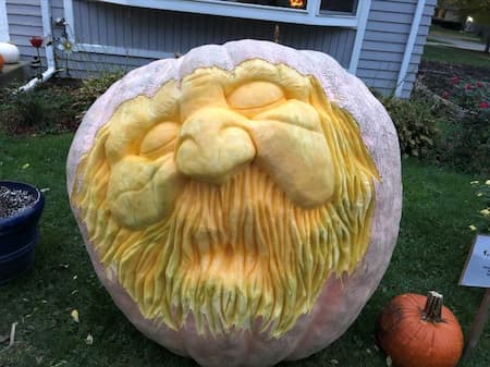 Giant Pumpkin Carving