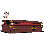 Dracula in Coffin